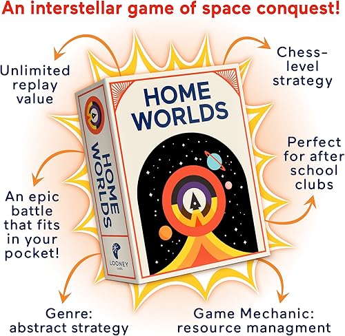 Miniatura 7 de Looney Labs Homeworlds Pyramid Strategy Game - Deep Space Warfare para dos jugadores