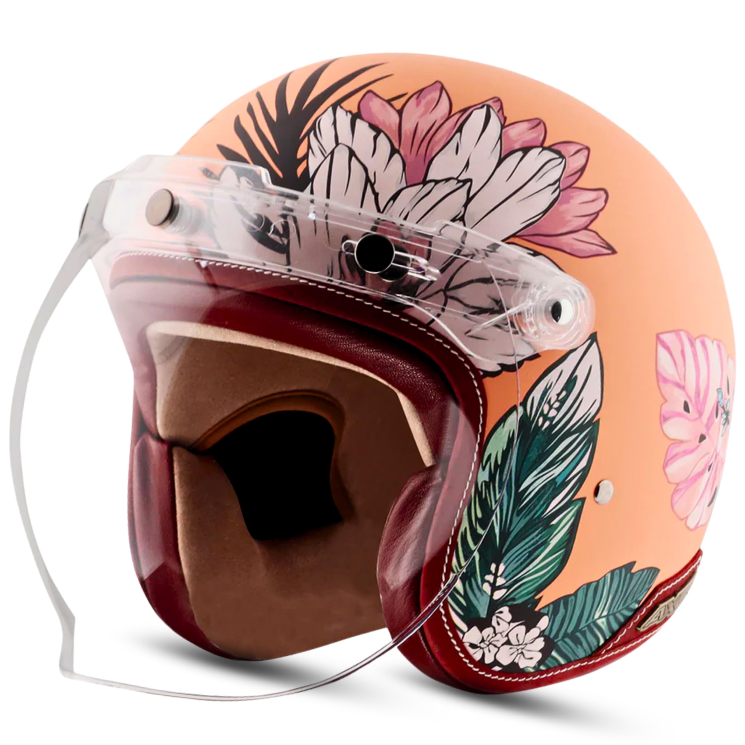 Axor Retro Jet Hawaii Helmet (Peach, M)