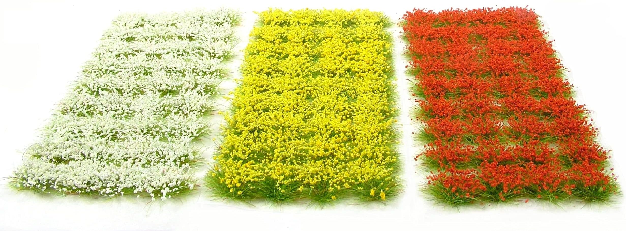 6mm Flower set 1 Grass Tufts x 108 Warpainter Scenics