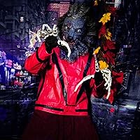 Vista 7 de Dedos articulados de Halloween con guantes, extensiones de dedos articuladas, manos de garra 3D, manos de esqueleto aterradoras para cosplay