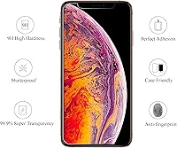 Vista 3 de Ailun - Protector de pantalla Apple iPhone 11 Pro/iPhone Xs/iPhone X, pantalla de 5.8 pulgadas, vidrio templado 2.5D, para la mayoría de las fundas