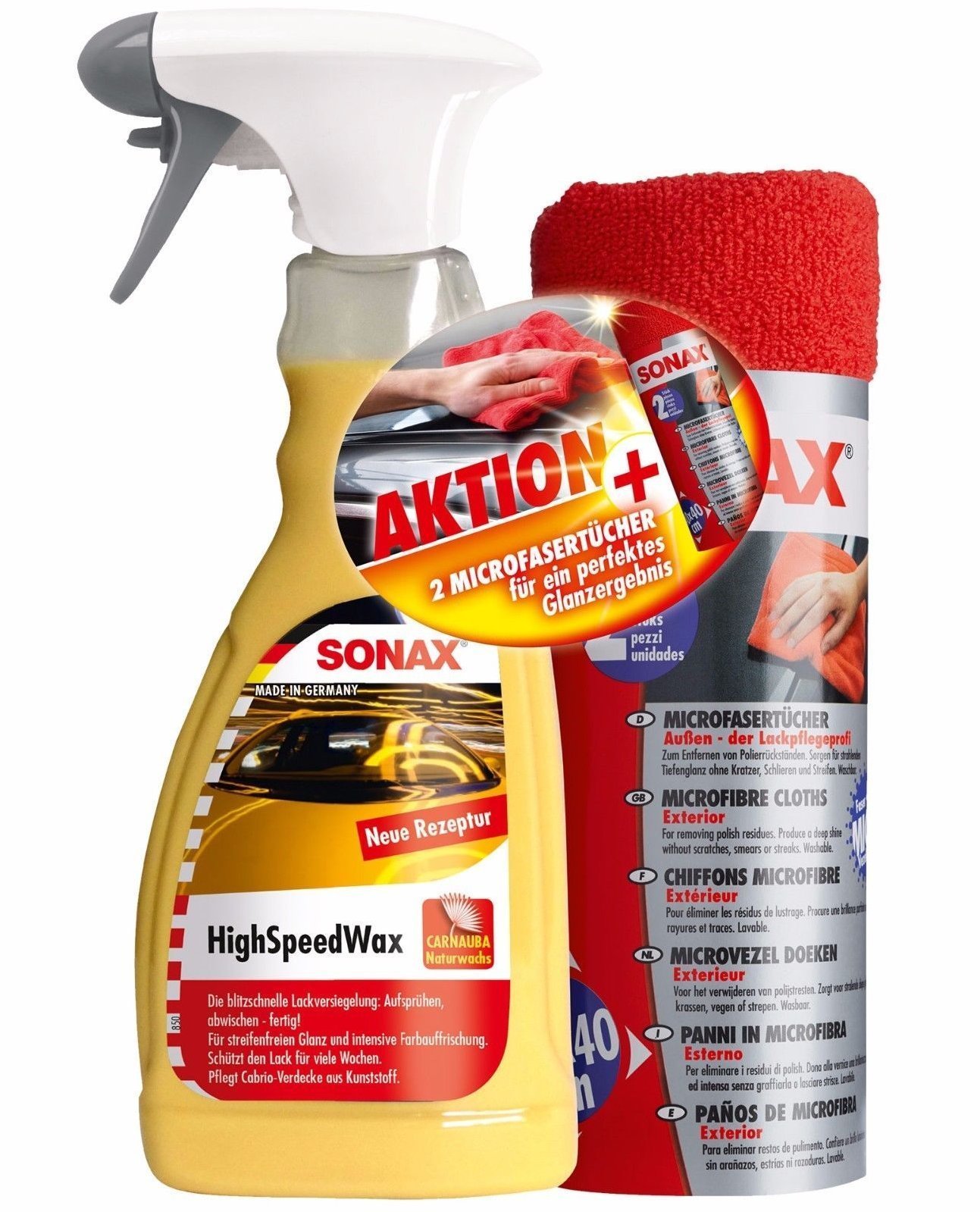 SONAX Cire Longue Durée 500ml - Protection Carnauba Brillance Durable Voiture