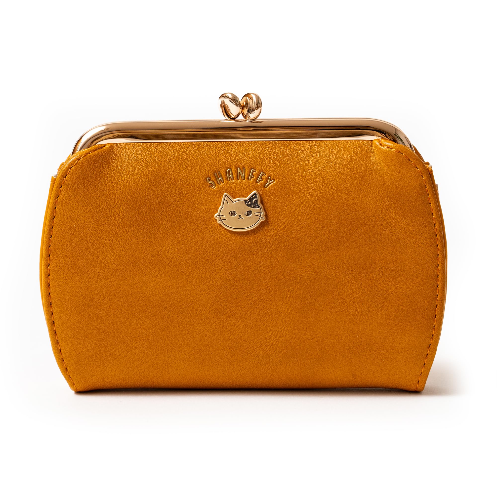 Amazon | [シャンフィー] 財布 レディース がま口 可愛い 猫 かわいい