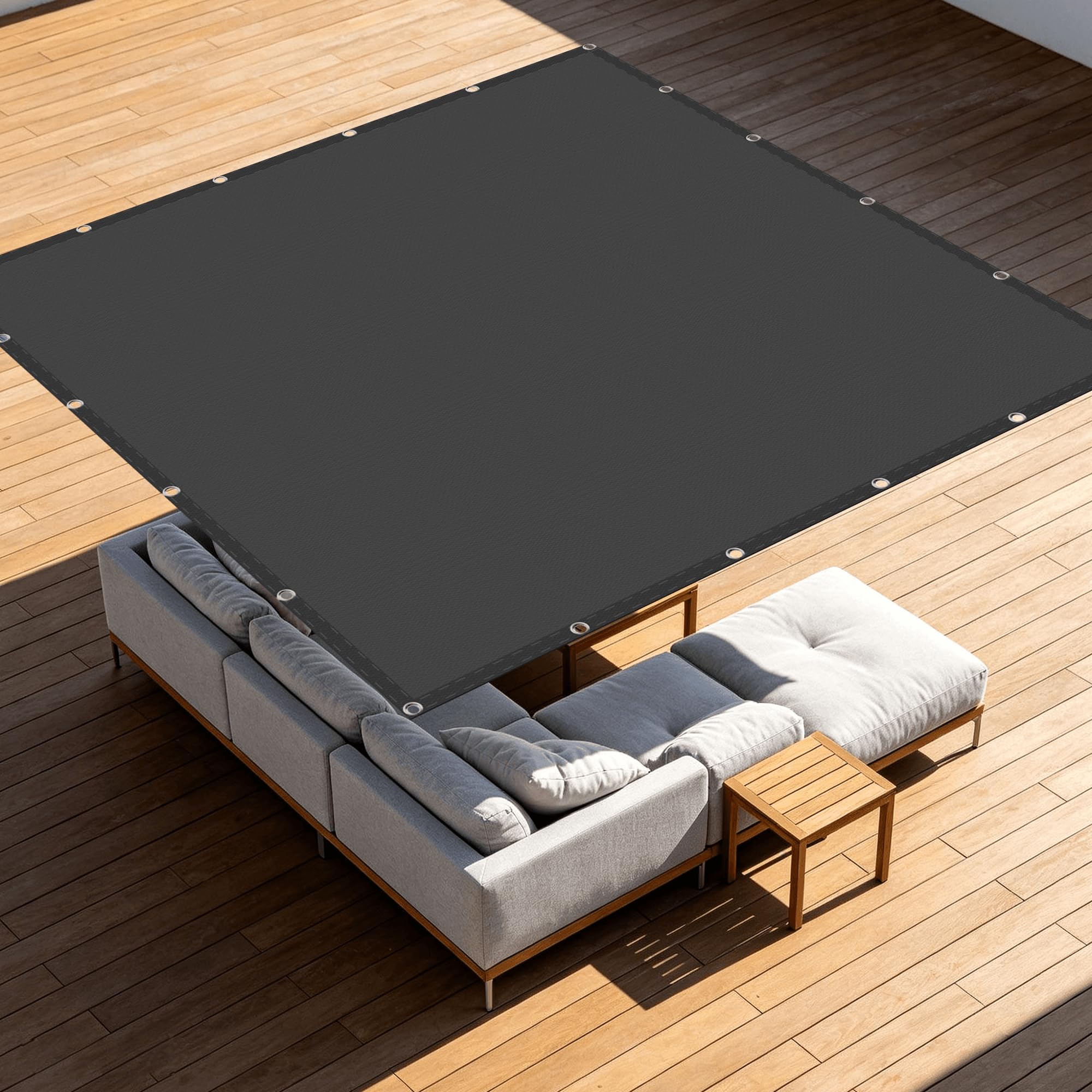 Toile pour patio et extérieur 160 x 550 cm aux finitions haut de gamme et durables