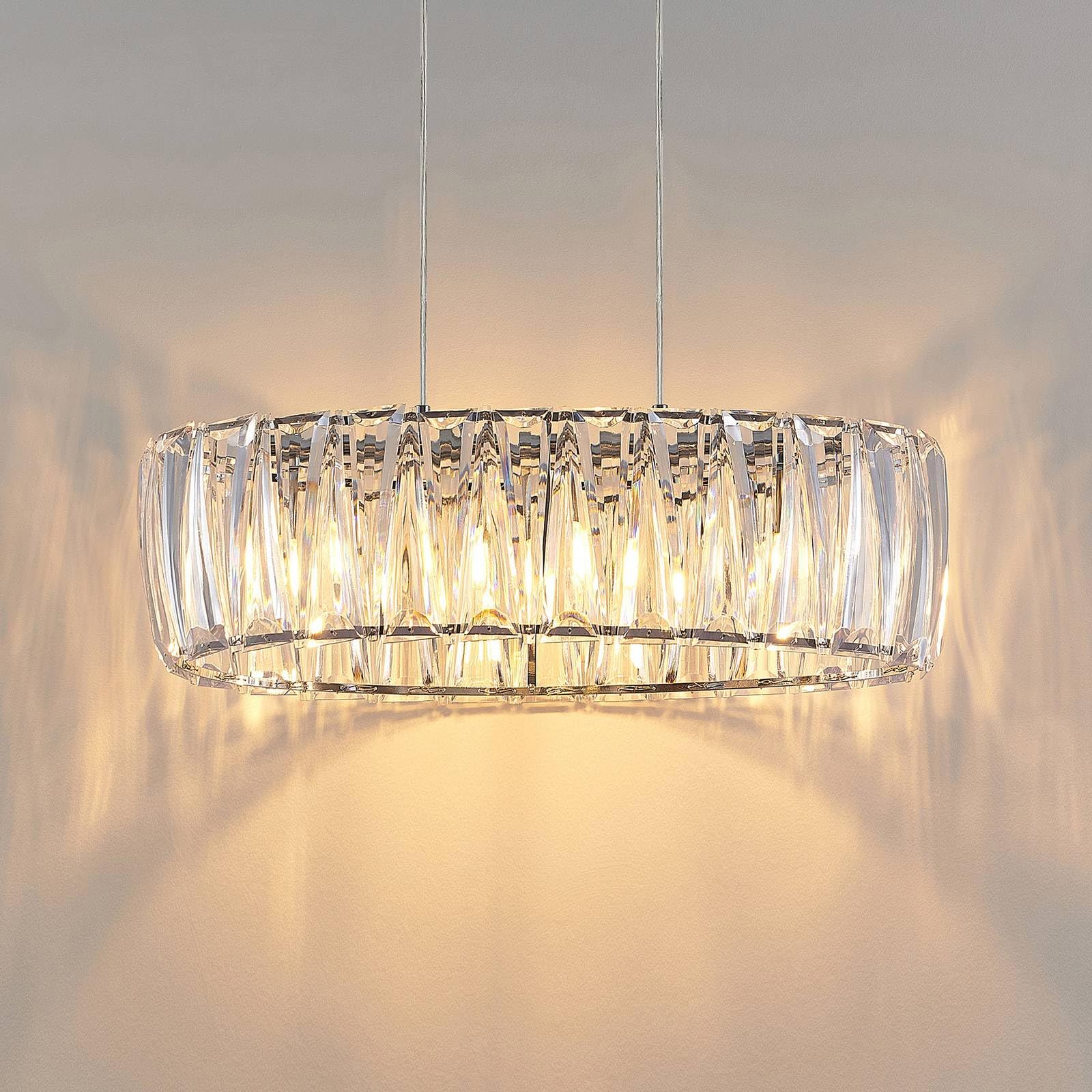 Lindby Lampada a sospensione dimmerabile (Moderno) colore Trasparente, ad es. Soggiorno & Sala da pranzo lampada soffitto plafoniera