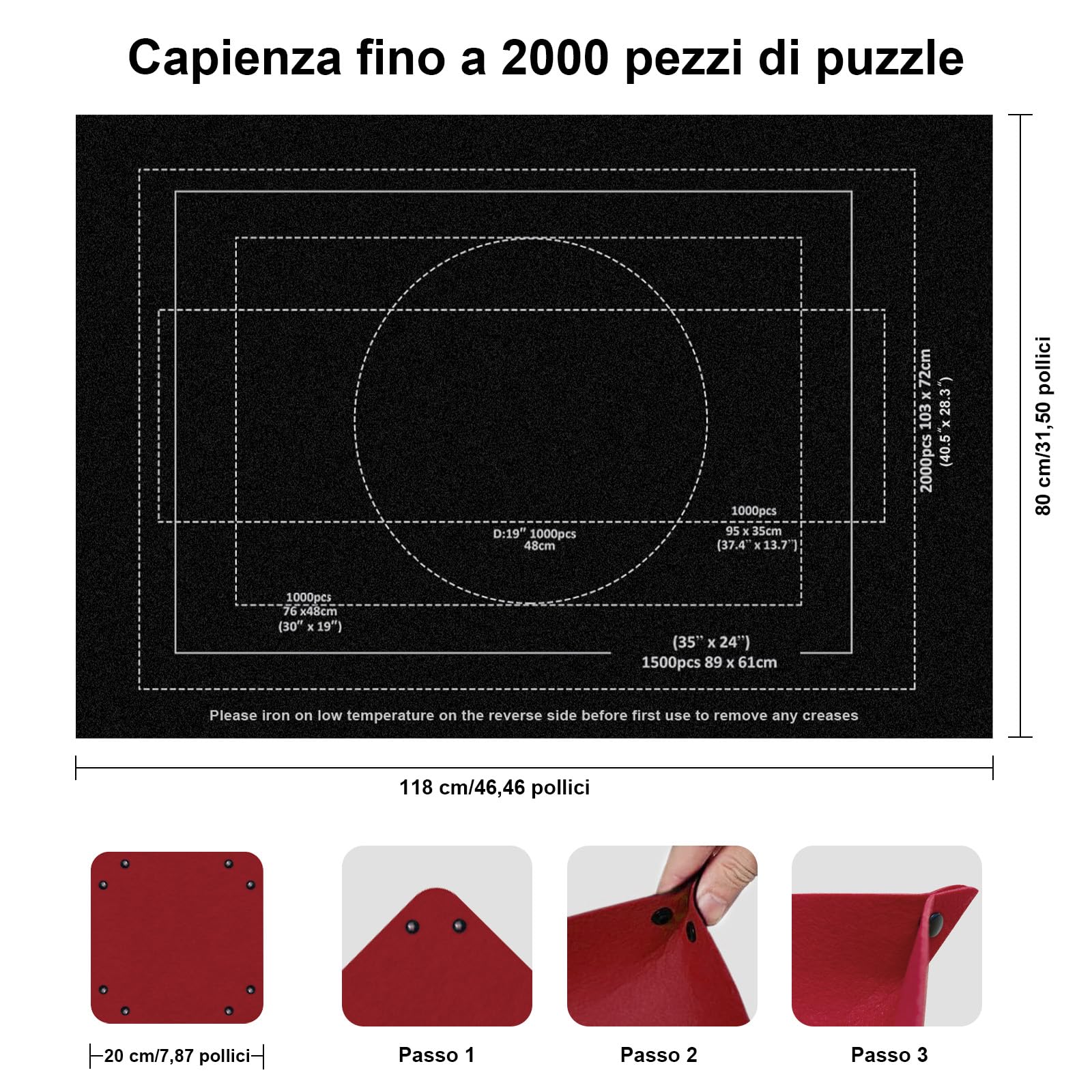Tappetini per puzzle - acquista a prezzi vantaggiosi su