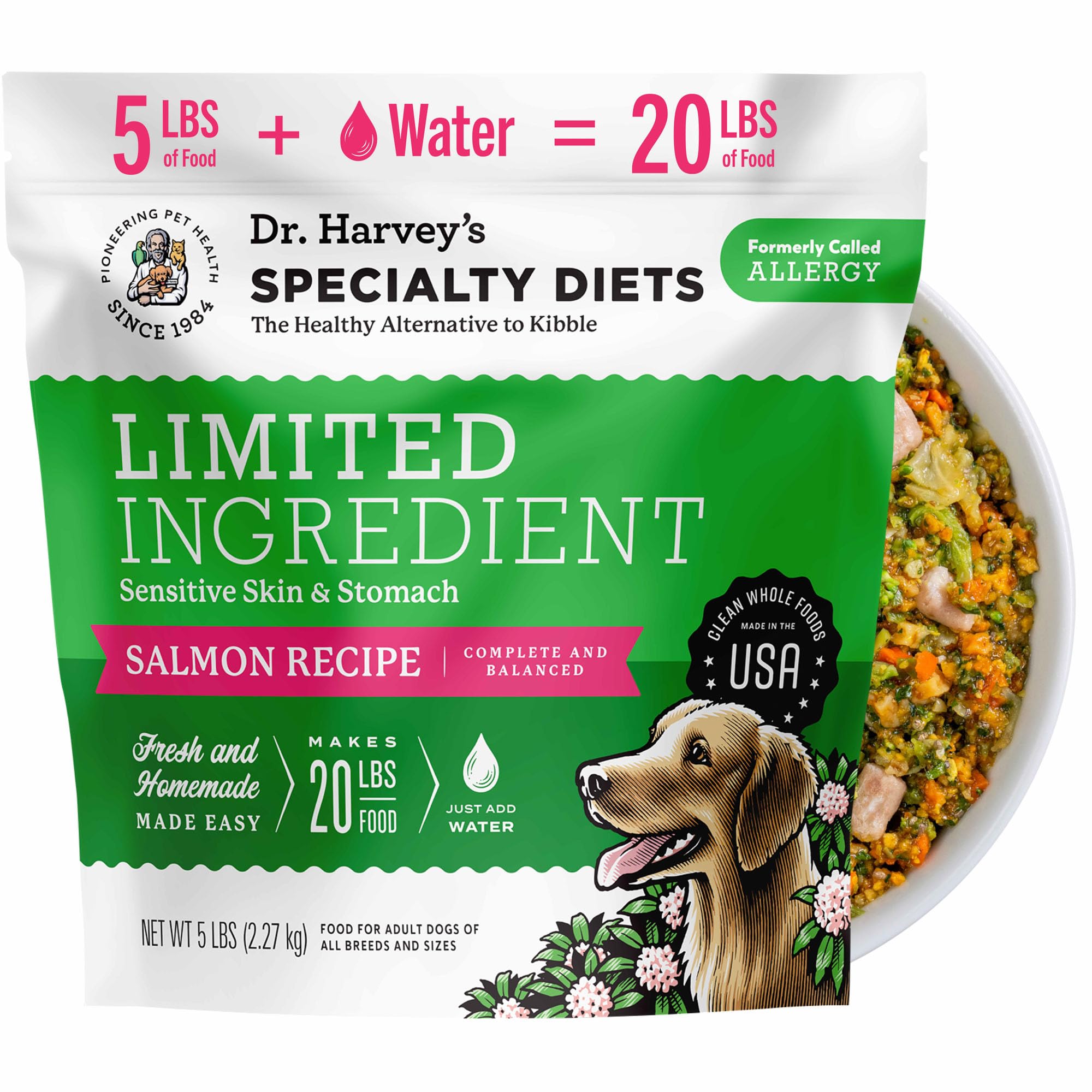 Dr. Harvey's Limited Ingredient Salmon Dog Food
