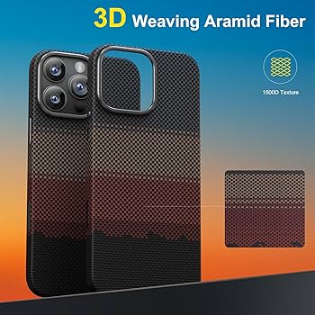 Amazon.co.jp: iPhone 16 Pro Max対応アラミド繊維ケース memumi