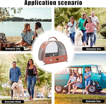 Bird Travel Bag Breathable Foldable Transparent Bird Carrier | Bird for Small Pets Birds Parrots Hamsters Outdoor Hiking Camping