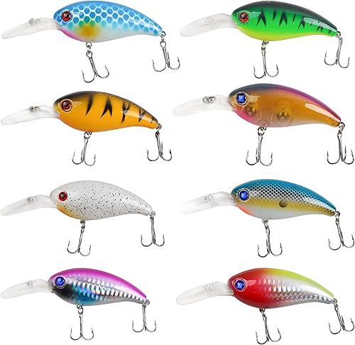 Miniatura 13 de Kit de señuelos de pesca, juego de cebos duros, pececillos, cebos de baño, lápiz de pesca artificial, kit de cebo de pesca para lubina, trucha, Tipo