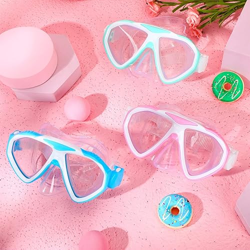 Miniatura 4 de Gafas de natación para niños con cubierta de nariz, máscara de natación para niños de 6 a 14 años, gafas de natación antivaho, gafas de buceo,