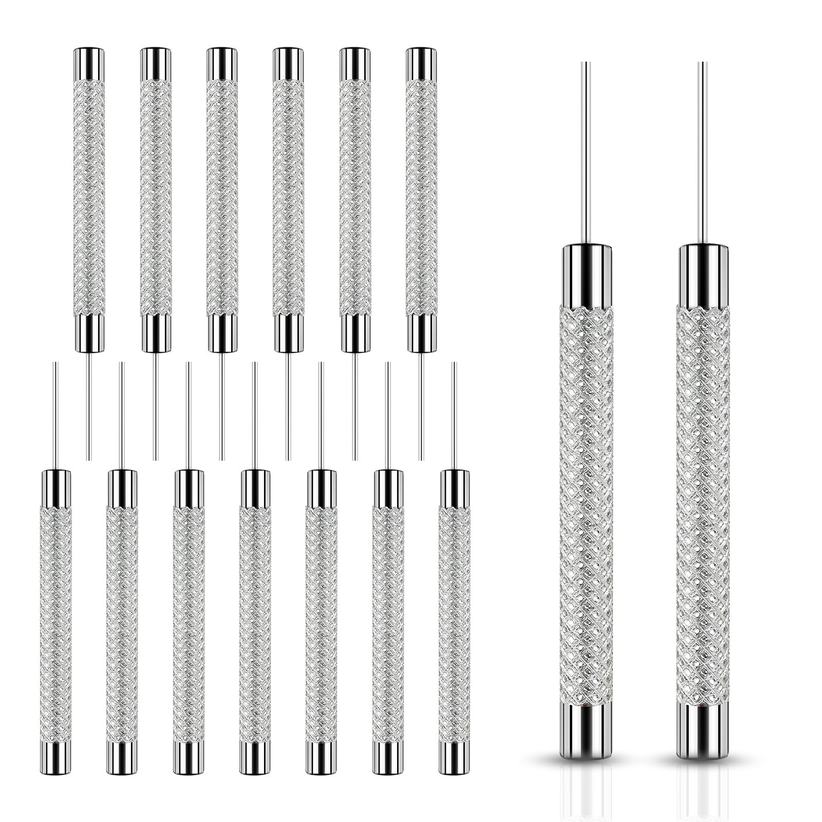 COMNICOSIM Card Removal Pin, 15 Pcs SIM Card Tray Removal Tool Watch Chain Link Remover Pin Tools Smartphone Ejector Pins Needle Remover for All Models Cell Phone Ejector Opener