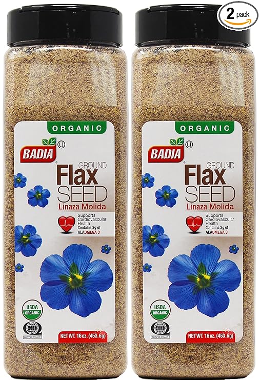 Organic Flax Seed Ground – 16 oz 2 pack