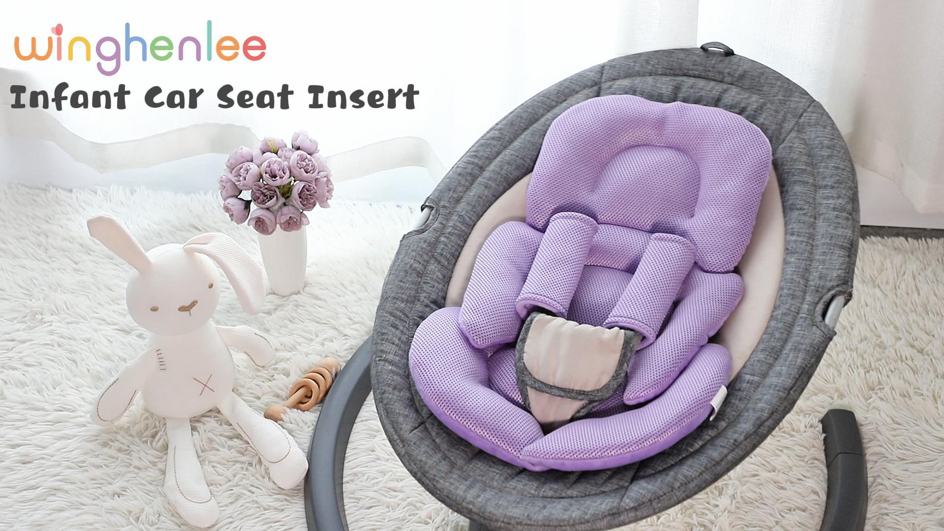 Cojín Reductor para Silla de Auto Infantil Rosa miniatura 7