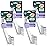 Scotch-Brite Odor Resist Soap Control Dishwand Brush, Non-Scratch Cleaning Brush with Scraper, Stands Upright, 4-Pack