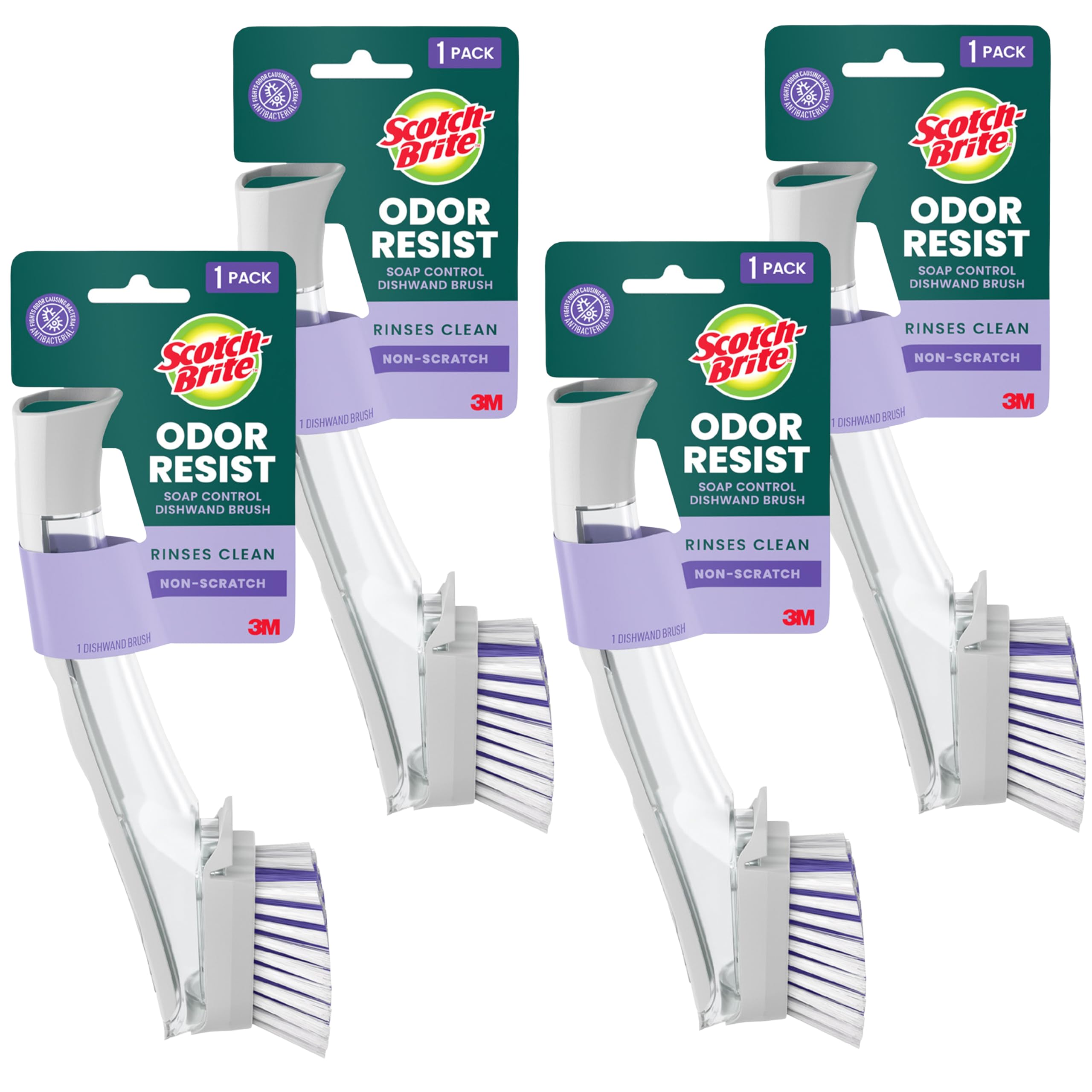 Scotch-Brite Odor Resist Soap Control Dishwand Brush