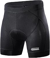 Souke Sports Men's 4D Padded Cycling Underwear Shorts - Anti-Slip Leg Grips, Breathable Bike Liner for MTB & Road Riding