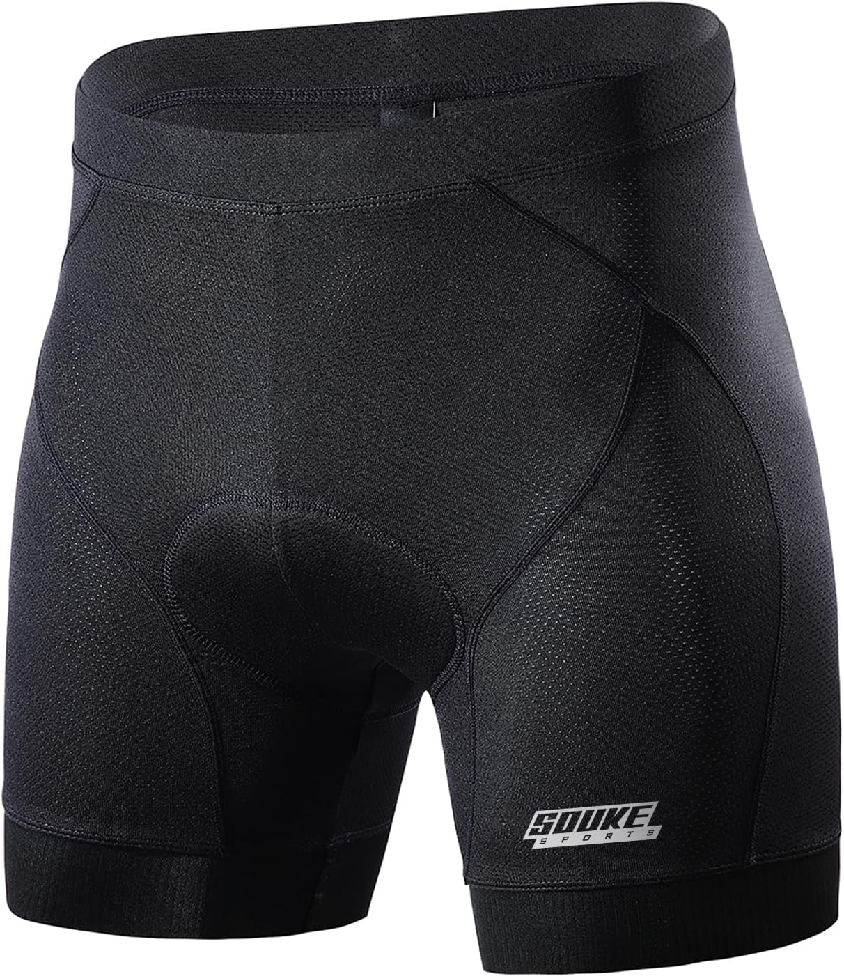 Men's Cycling Underwear Shorts 4D Padded Bike Bicycle MTB Liner Shorts with Anti-Slip Leg Grips