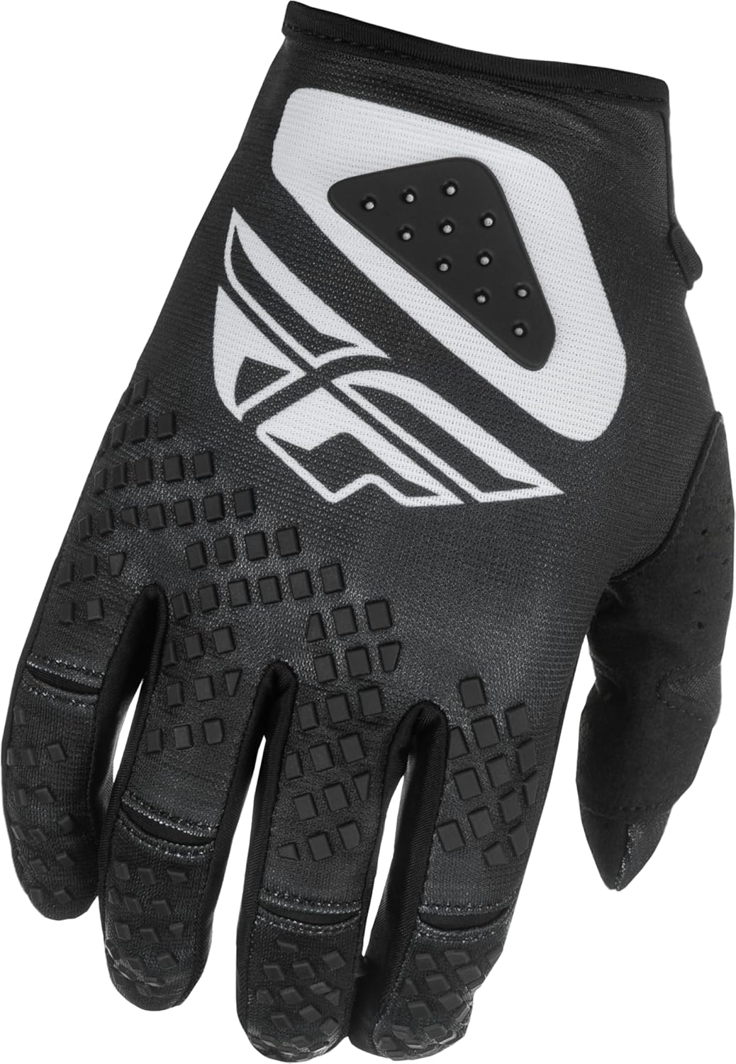 Fly Racing Men's Kinetic Sym Gloves (Black/White, Medium)