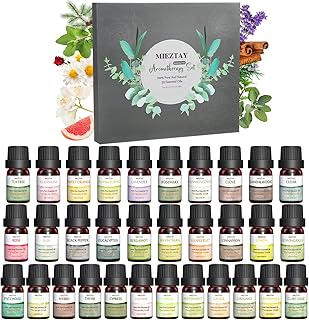 Sponsored Ad - Essential Oils Set - Top 32 Premium Essential Oil Kit for Diffusers, Massages, Aromatherapy, Candle Making,...