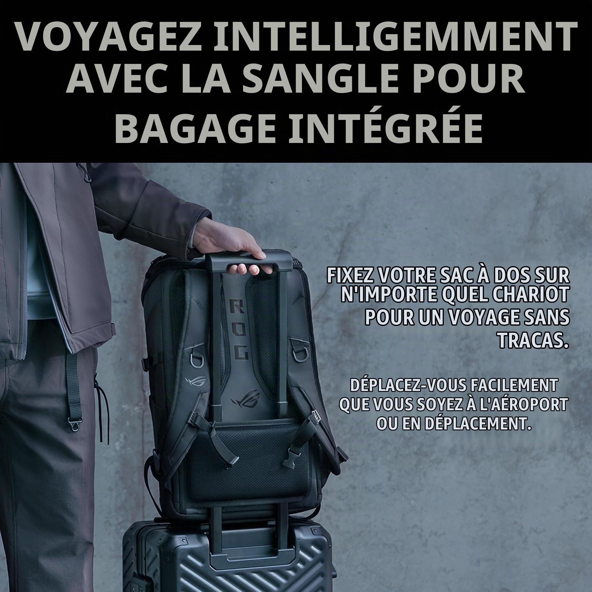 ASUS - Sac à dos ROG Ranger BP2701 Gris