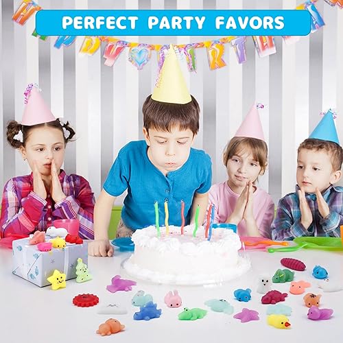 Miniatura 4 de Resumplan Mochi - Juguetes blandos 30 piezas de recuerdos de fiesta para niños juguetes kawaii para aliviar el estrés juguetes para la ansiedad para