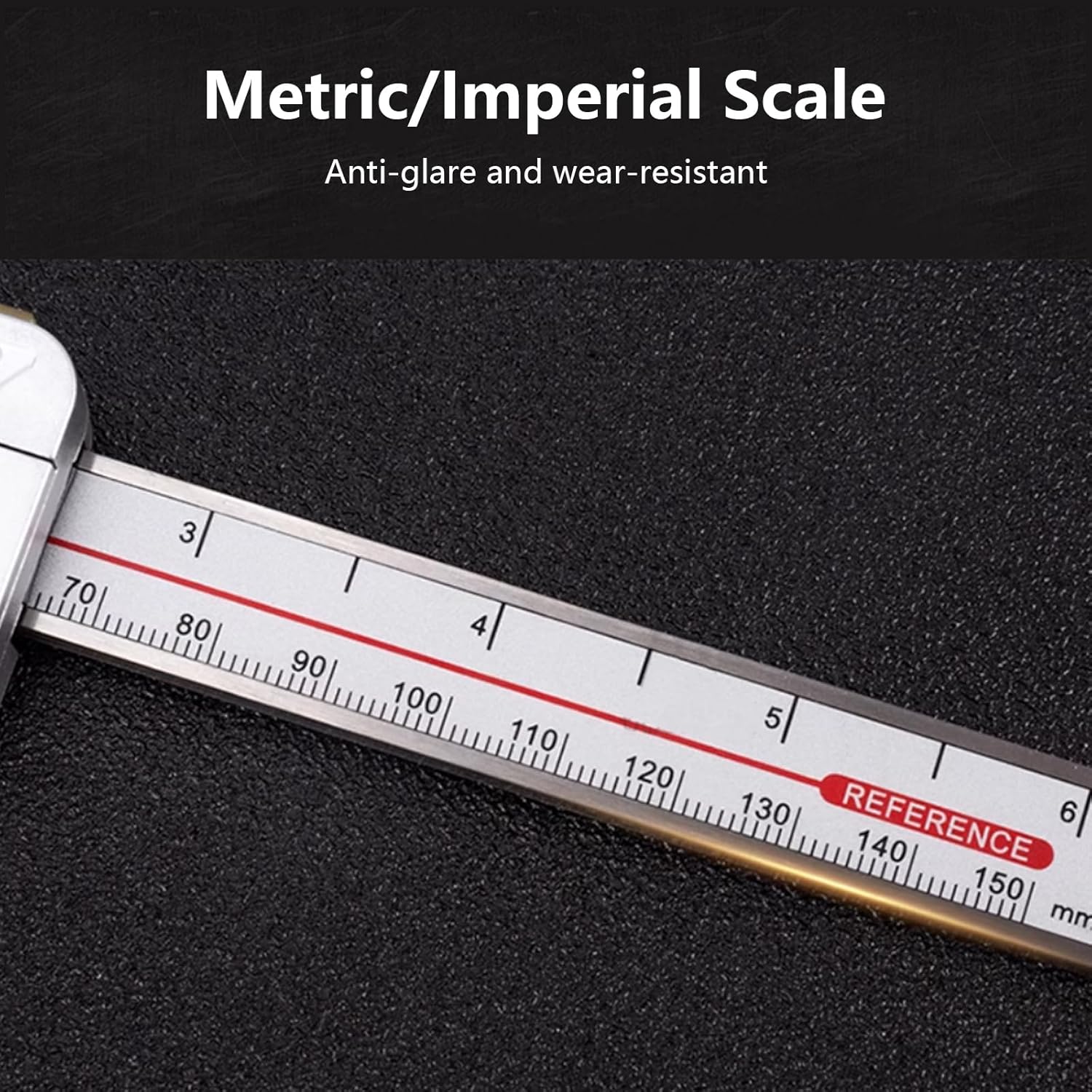 Digital Offset Centerline Caliper Hole Distance Vernier Caliper Cone Probe Hole Center Distance Ruler Measuring Tool Stainless Steel Inch/MM (10-300mm)