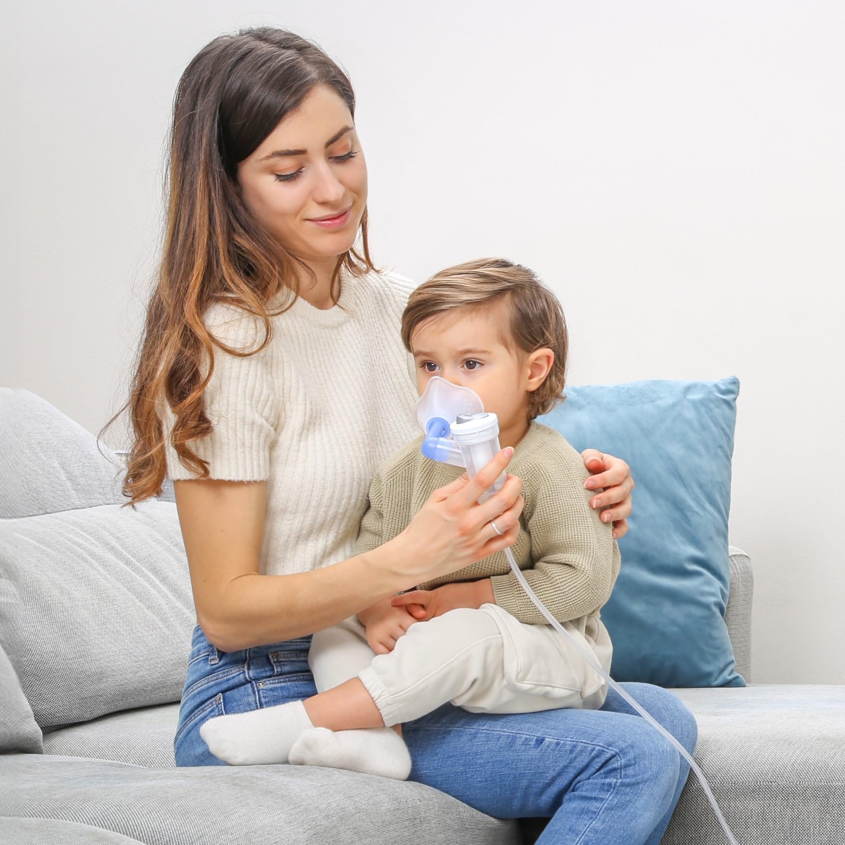 FLAEM BABY MASK 1-3 lata Maseczka silikonowa do nebulizacji, dla dzieci