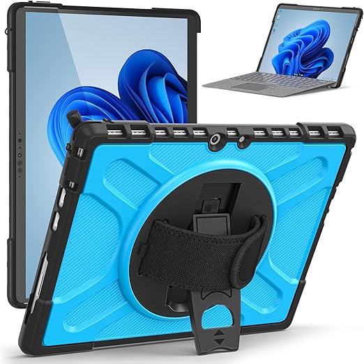 Amazon Co Jp Surface Pro 8 ケース 耐衝撃 360 回転スタンド機能 マイクロソフト Surface Pro8 カバー 13 インチ おしゃれ サーフェス プロ8 保護ケース 調節可能 丈夫 ハンドストラップ 防塵 多機能 実用 強い衝撃保護性能 Surface Pro 8 13 インチ ブルー Amazon Co Jp Surface Pro 8 ケース 耐衝撃 360 回転スタンド機能 マイクロソフト Surface Pro8 カバー 13 インチ おしゃれ サーフェス プロ8 保護ケース 調節可能 丈夫 ハンドストラップ 防塵 多機能 実用 強い衝撃保護性能 Surface Pro 8 13 インチ ブルー
