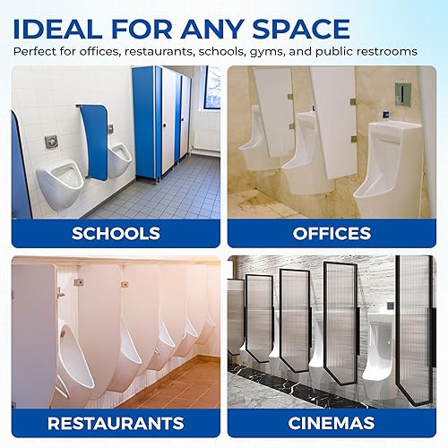 Miniatura 6 de Desodorizador de pantalla urinaria (paquete de 12) – Pasteles antisalpicaduras con protección contra olores – Desodorizadores de larga duración para