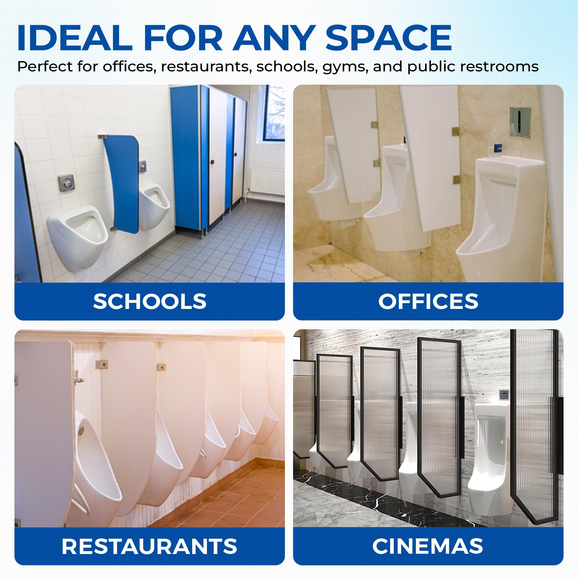 FreshNClean Desodorante para pantalla de urinario (paquete de 36)