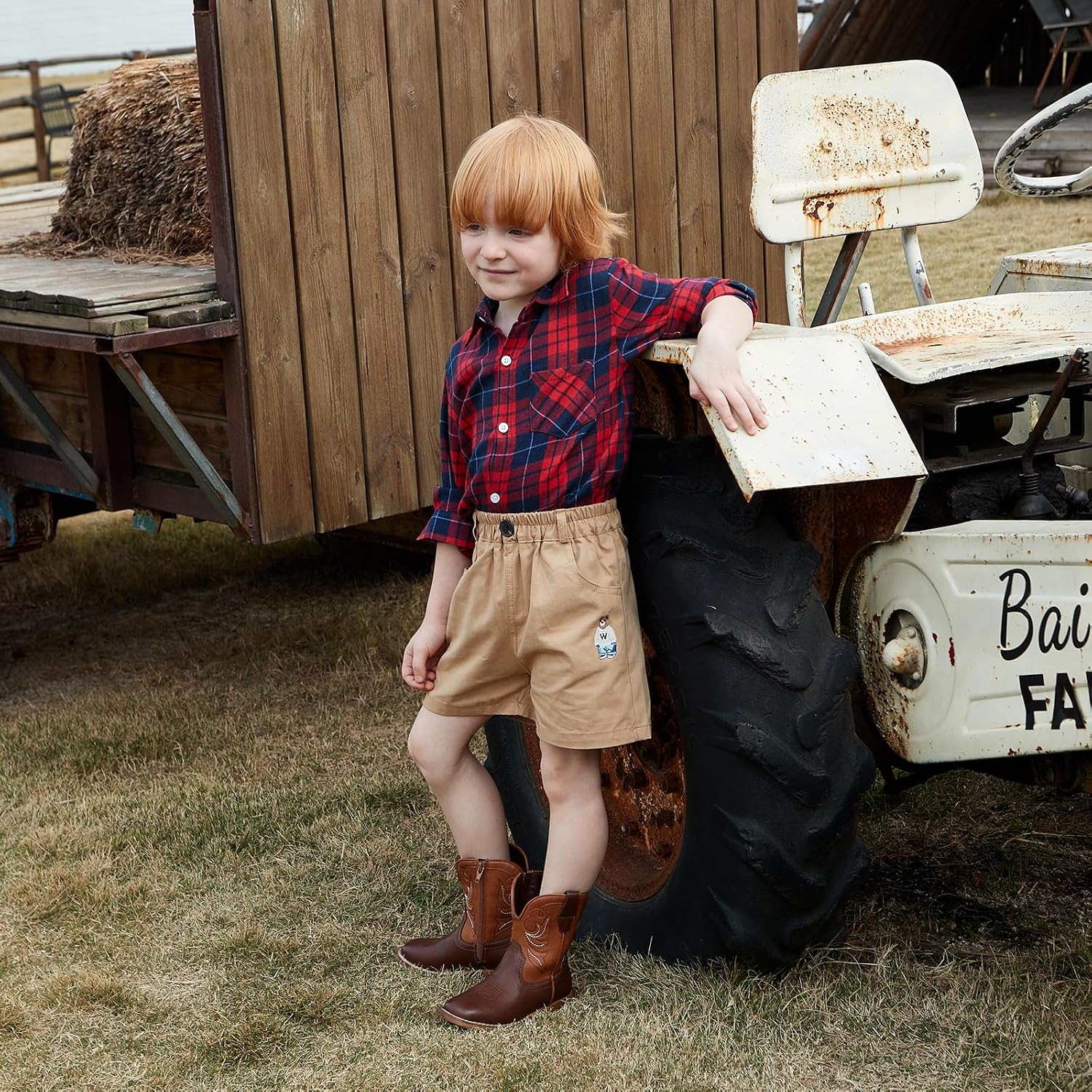 Girls Cowgirl Boots Toddler Boys Cowboy Boots for  thumbnail