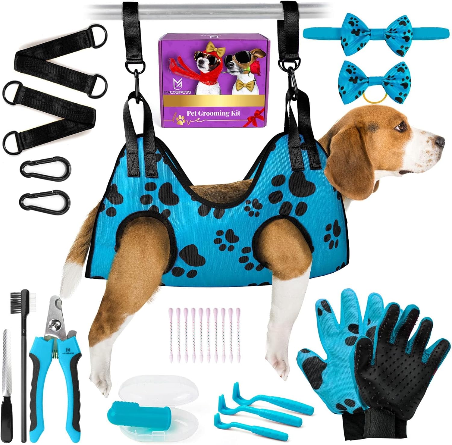 Dog Grooming Hammock for Nail Trimming Dog Grooming