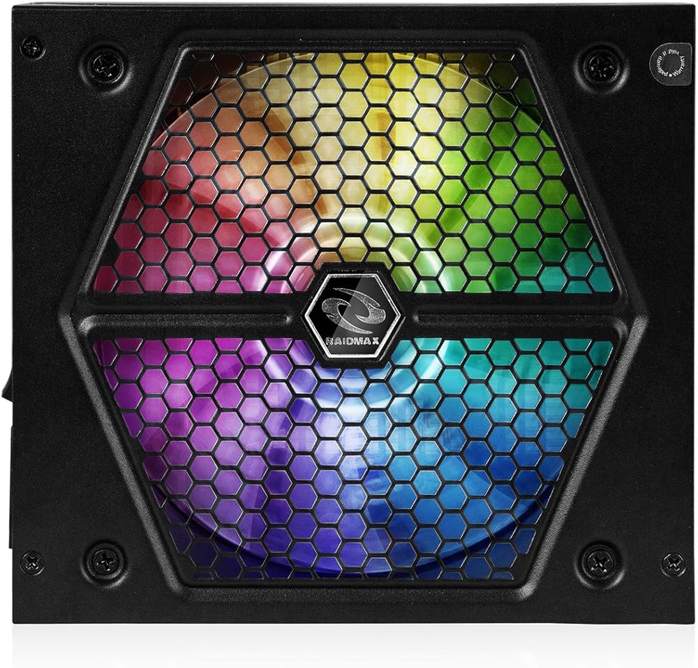 RAIDMAX RX-735AP-R 80 Plus Bronze Authentication Semi Plug-in Type 4 Pin RGB Header Compatible Thunder RGB - View 1