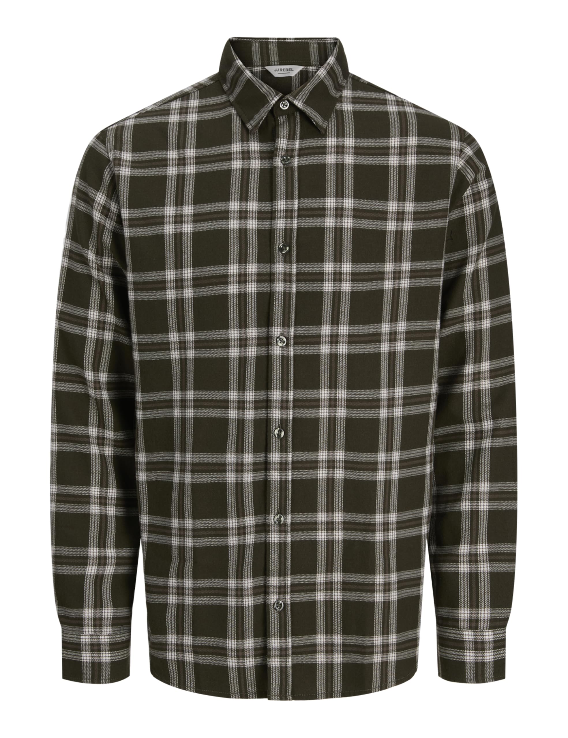 JJ rebel Jrebjett Shirt Ls, Forest Night, M