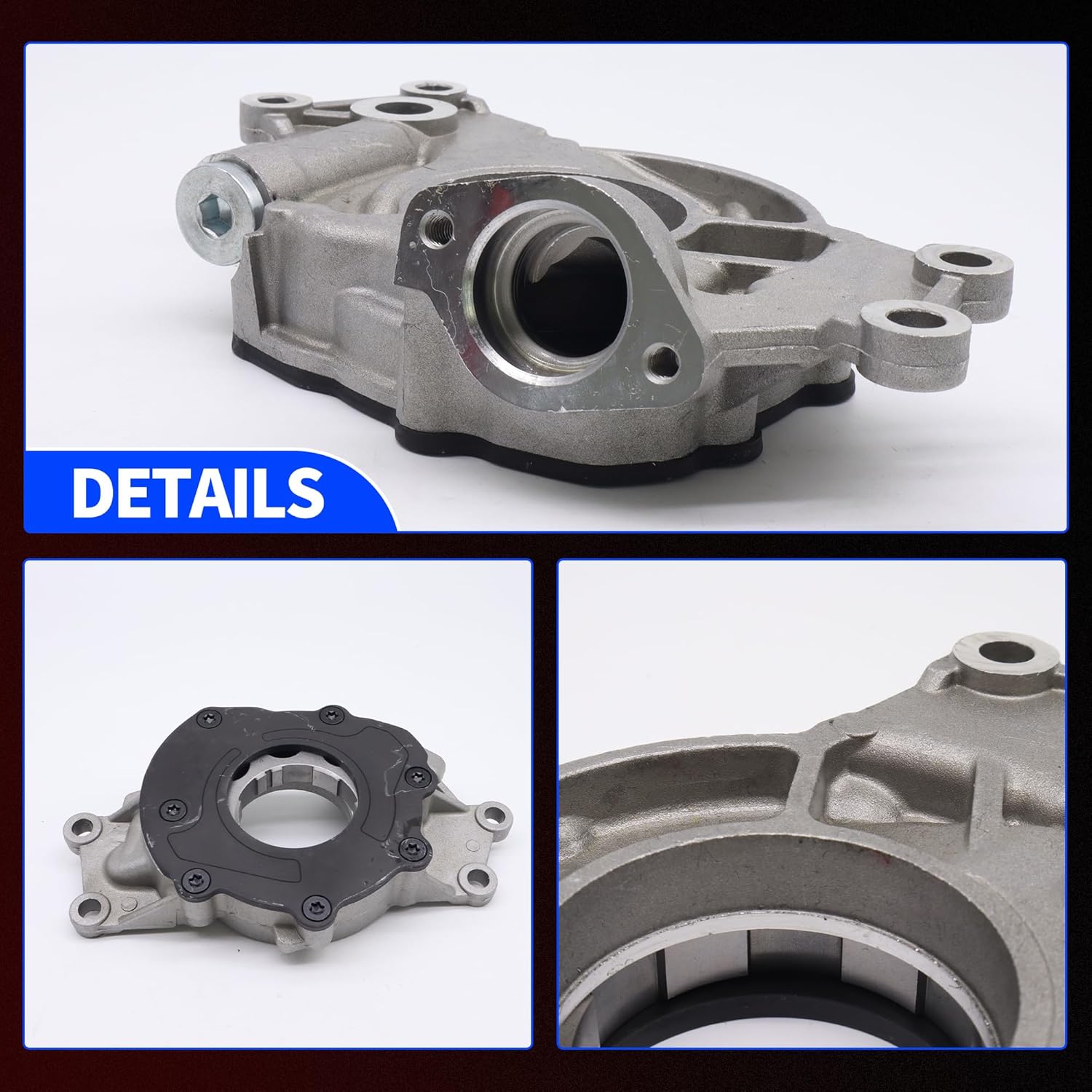 High Volume LS Oil Pump M295HV Compatible with Engines 4.8L 5.3L 5.7L 6.0L 6.2L Chevy Silverado Avalanche Suburban Tahoe Trailblazer GMC Sierra Yukon Cadillac Escalade 1999 2000 2001 2002-2020