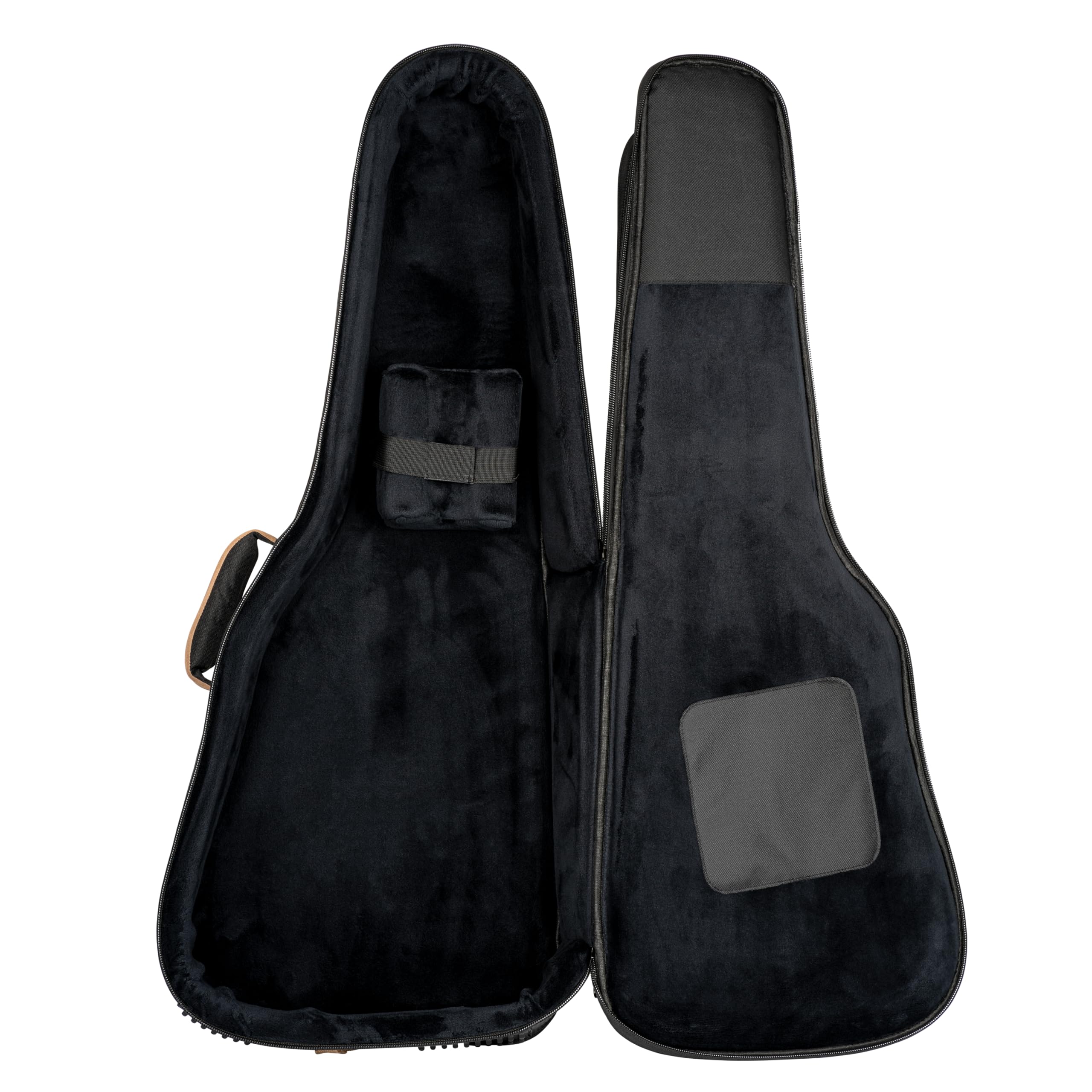 Ortega Guitars Deluxe Guitar Gigbag - Klassische 4/4 Gitarren Tasche - Höhe 105 cm - Breite 38 cm - Baumwolle, Schwarz (OGBCL-DLX-BK)