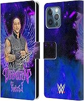 Vista 30 de Head Case Designs Officially Licensed WWE Portrait Damian Priest Leather Wallet Case Compatible with Apple iPhone 7 Plus/iPhone 8 Plus