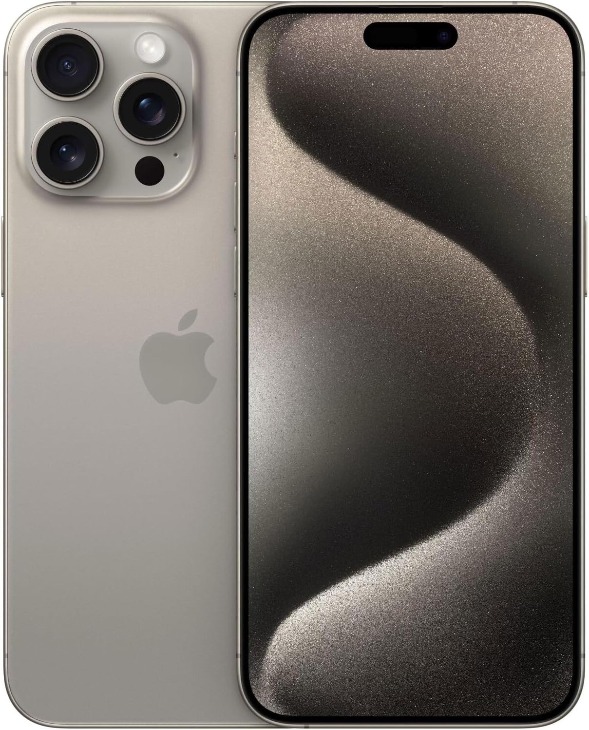 Apple iPhone 15 Pro Max (512 GB) - Natural Titanium (Renewed)