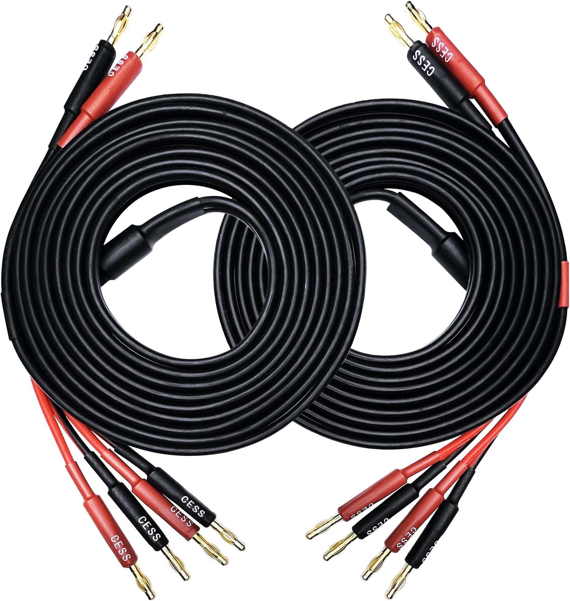 Canare 4S11 HIFI BiWire Speaker Cable Pair, Flex Braided