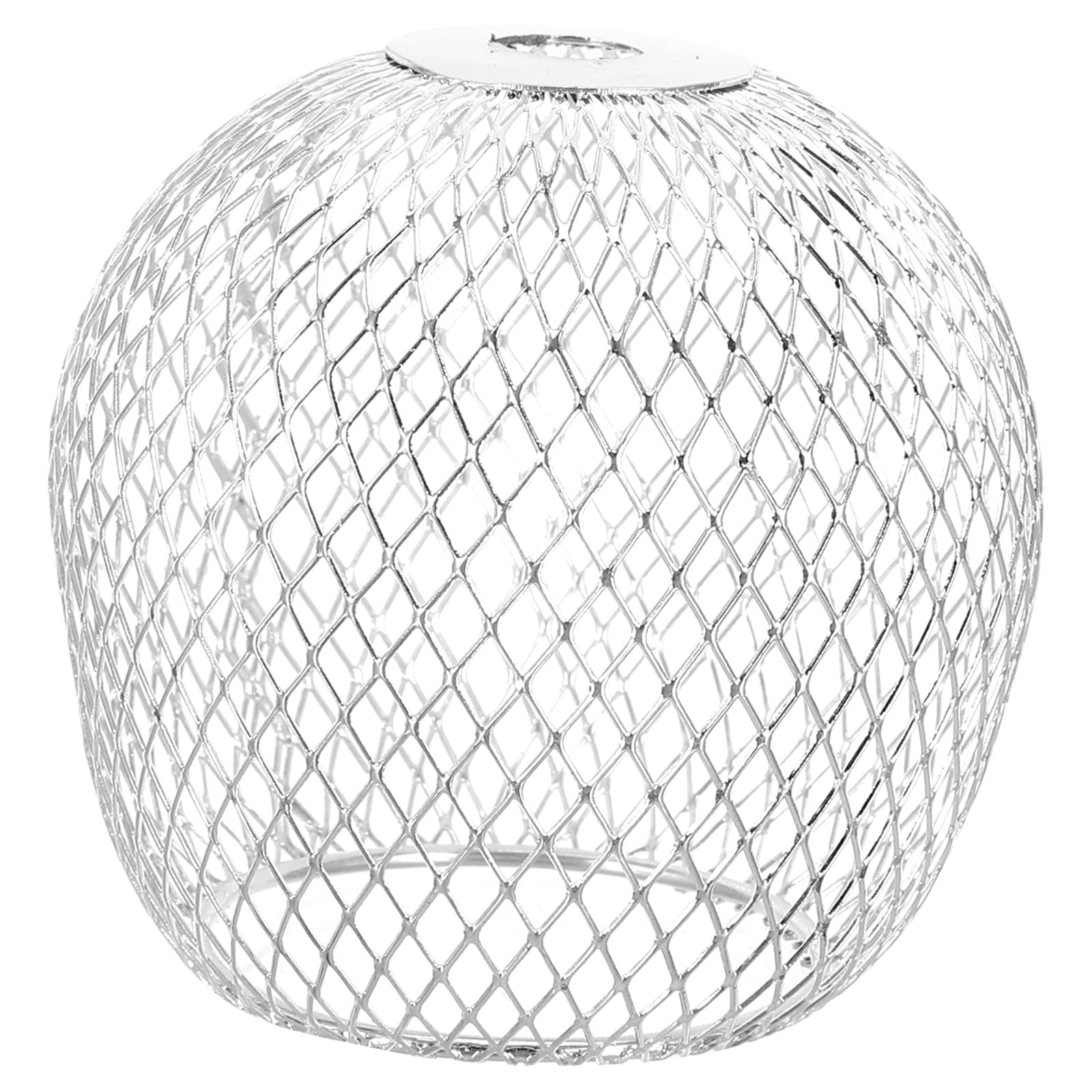 Generic Metal Lampshades for Indoor Lighting Simple and Creative Design, Silver Lamp Shades for Batten Holders Suitable for Chandelier Light Covers and Protective Lamp Shades