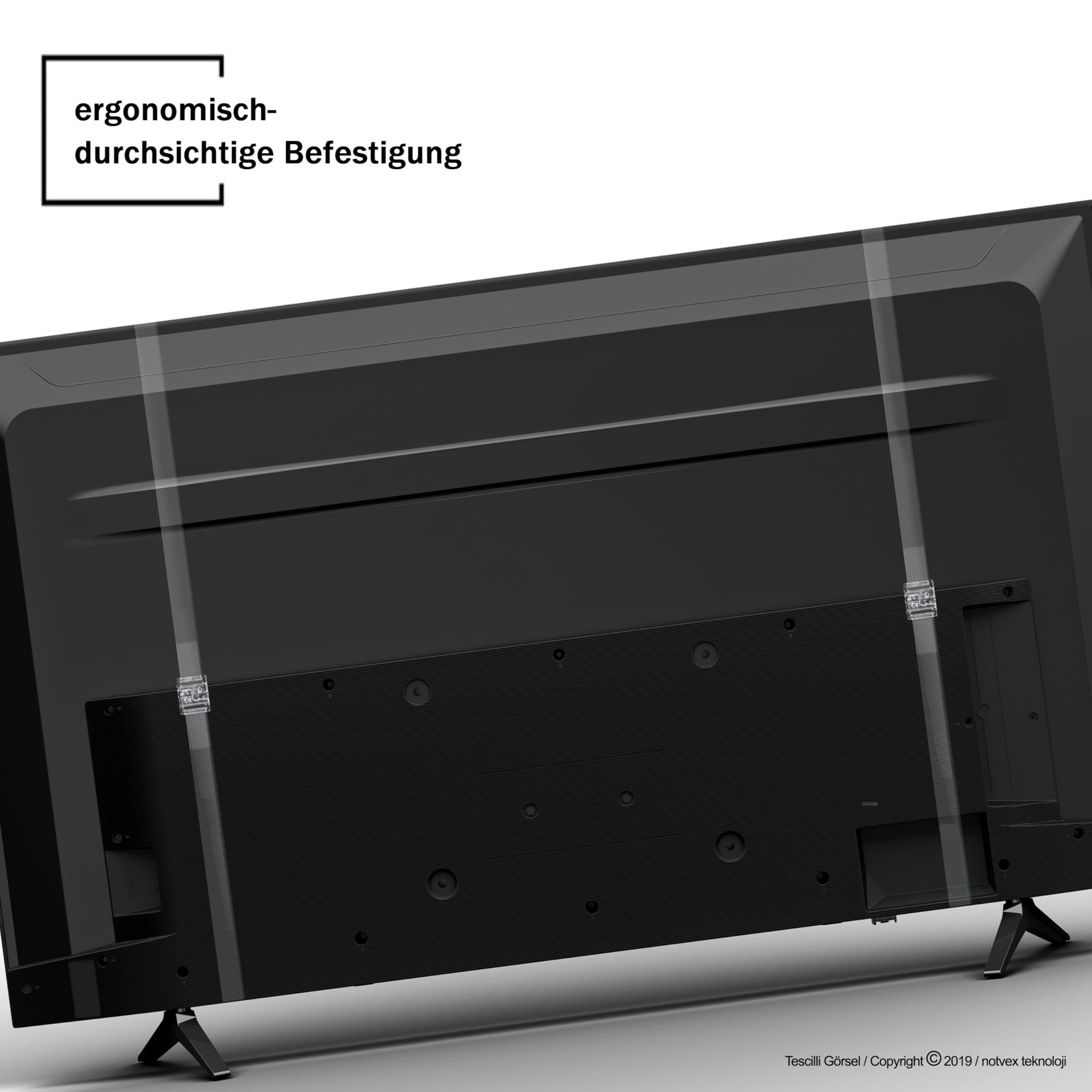 Protection écran téléviseur 65'' Verre anti-rayures Compatible OLED QLED