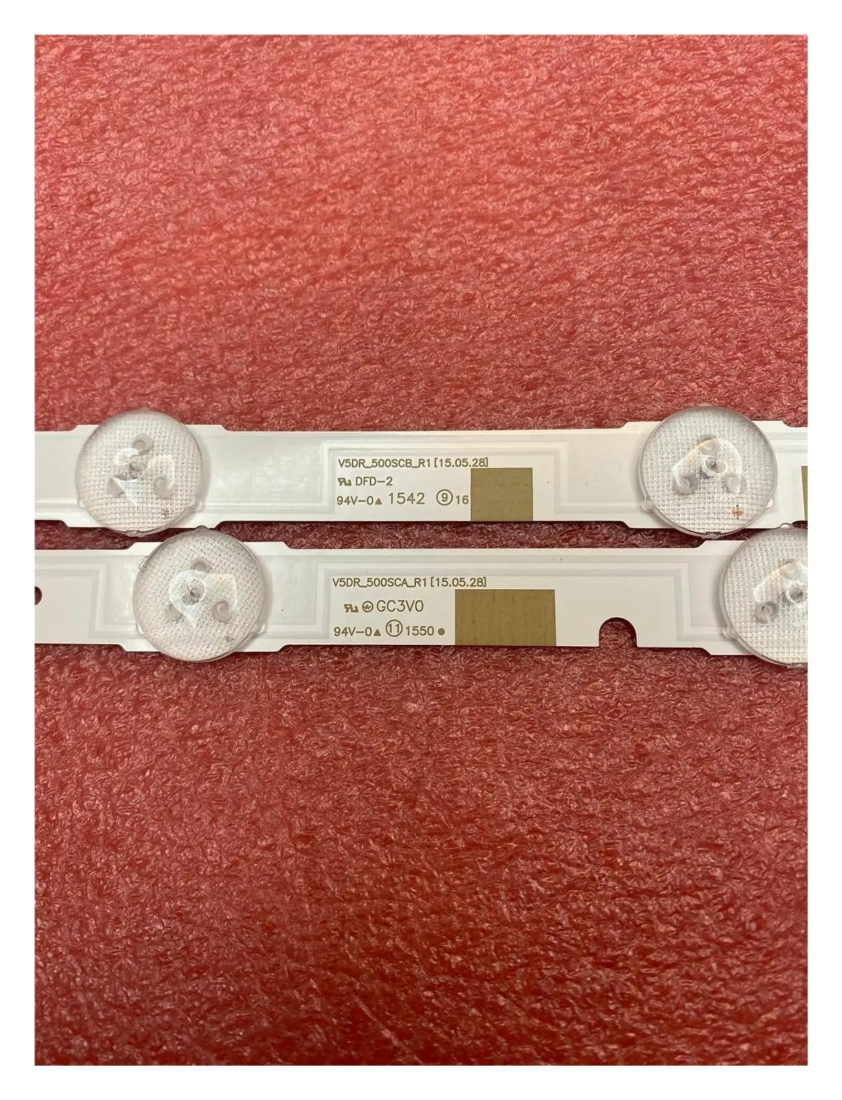 16 Teile/satz led-hintergrundbeleuchtung streifen for UE50JU6800 UE50JU6850 UE50JU6800K UE50JU6850 BN96-38479A 38480A V5DR_500SCA 500SCB_R1