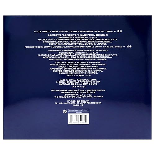 Miniatura 4 de Fila Juego de regalo de fragancia para hombres, fragancia fresca, limpia y refrescante y niebla corporal, extra fuerte, larga duración, diseño de