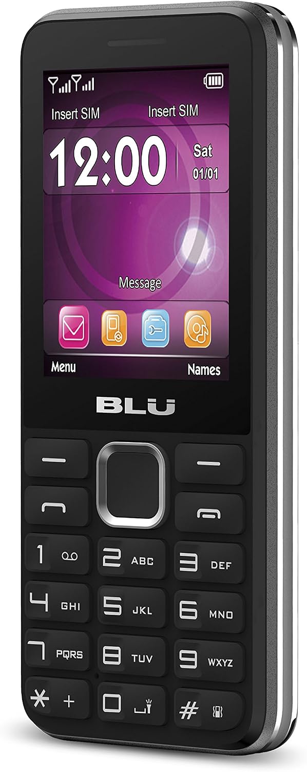BLU Tank 3 - GSM Unlocked Dual Sim Cell phone with 1,900 mAh Battery -Grey