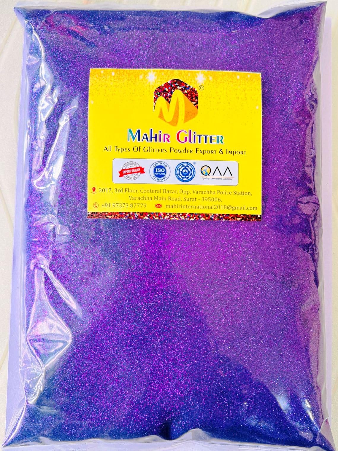 Mahir Glitter 1 Kg Supreme Violet Glitter for Resin Art, DIY Craft & Decoration & Nail, Resin & Craft (1Kg Pack)
