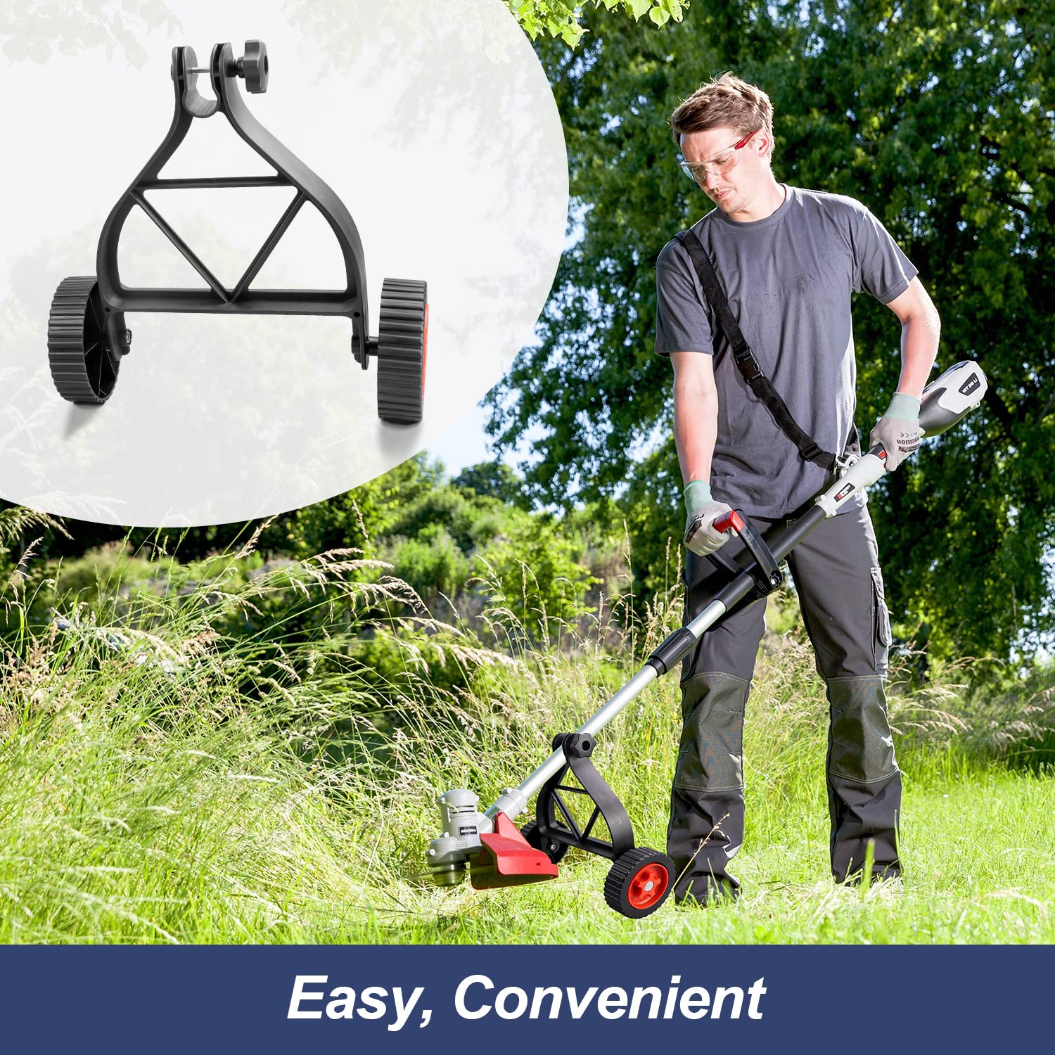 Reel Mower 26mm Lawn Mower Wheels Awjaisca Support Wheels, T