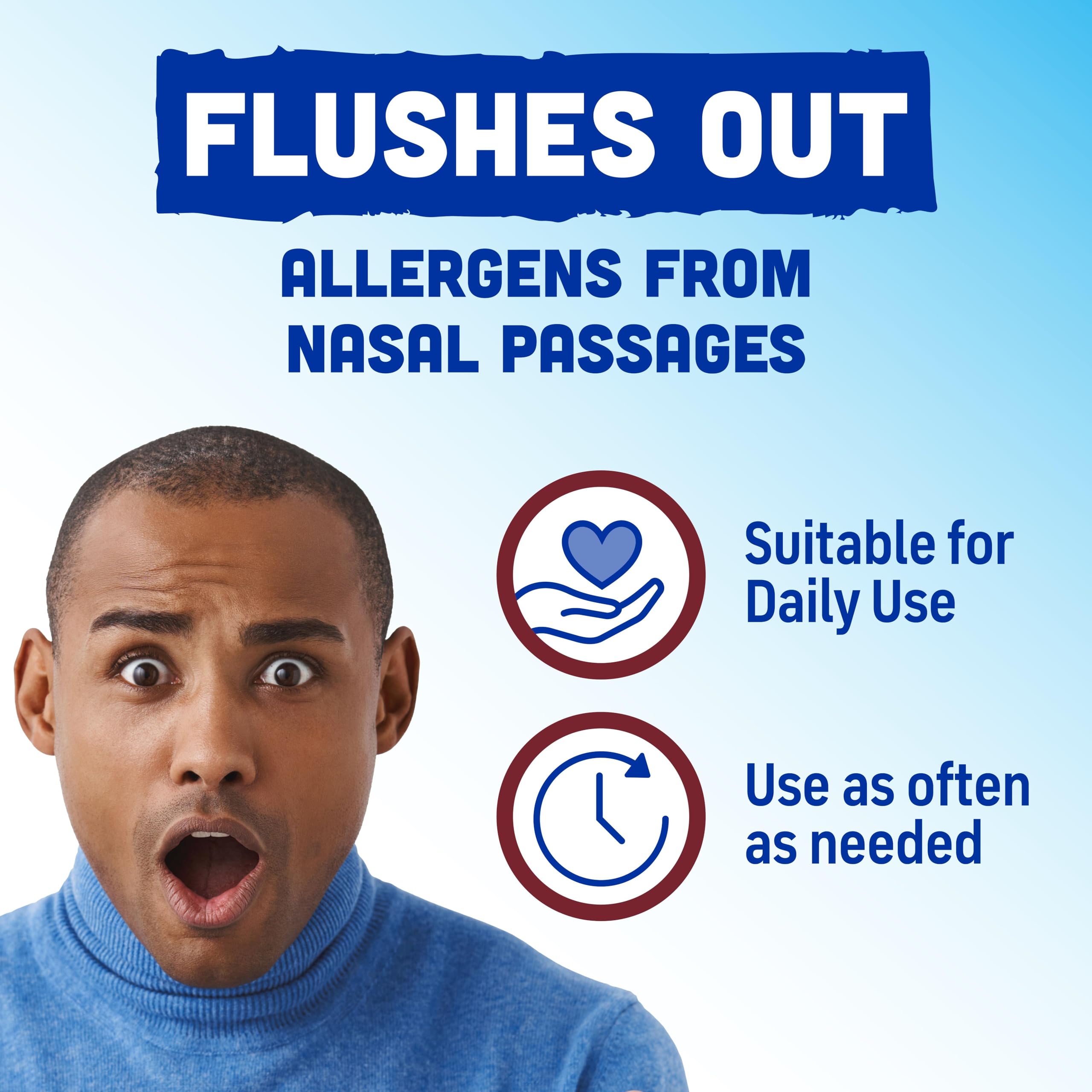 Afrin Saline Nasal Spray Twin Pack, 100% Drug Free, Saline Solution, Daily Care Nasal Spray for Everyday Congestion and Dry Nose, Easy Mist, 4.5 OZ (Pack of 2)