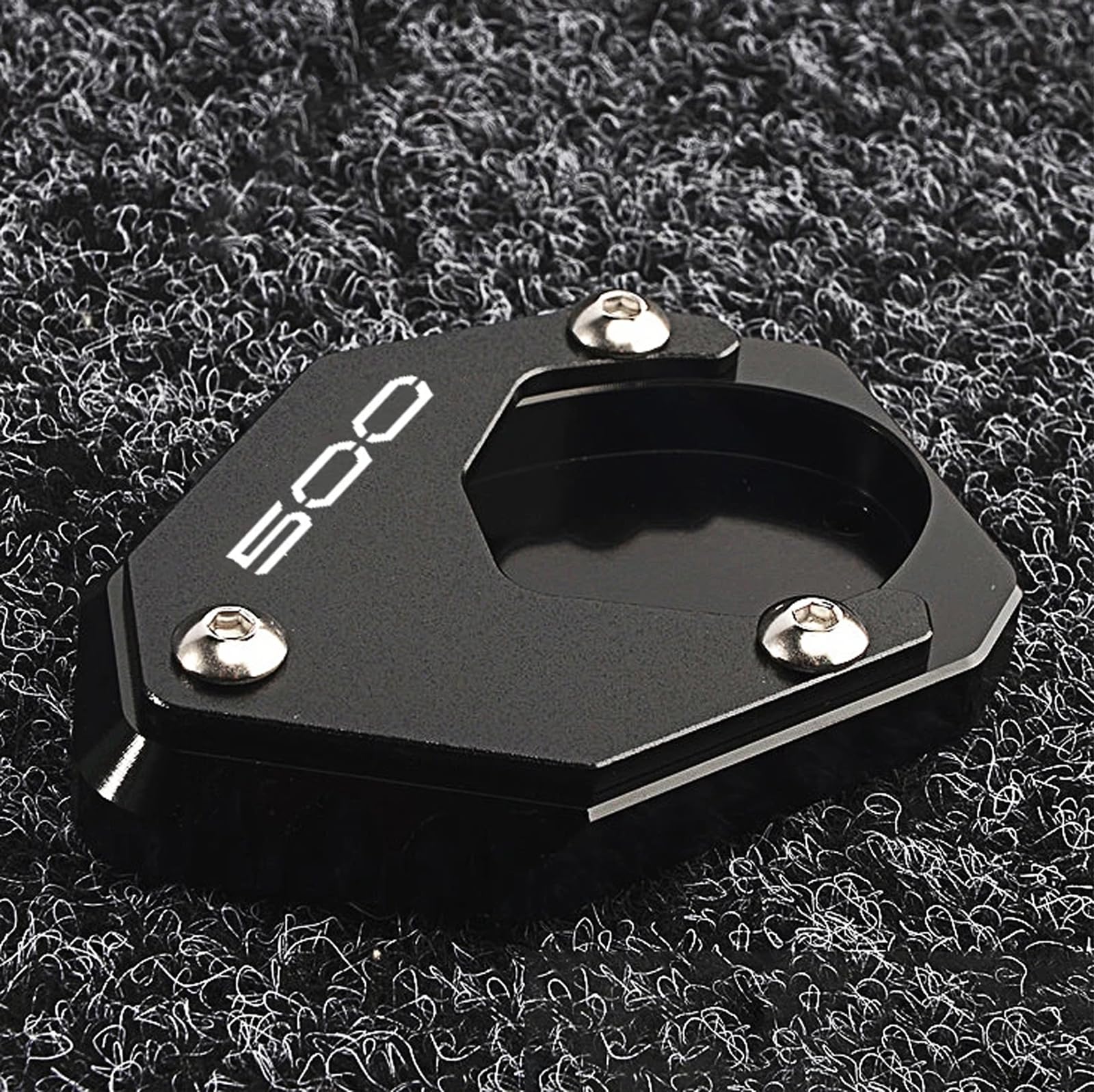Per Ninja 500 Z500 SE 2024 2025 Accessori Supporto Estensione Cavalletto Laterale Moto Piastra NINJA Z 500 Eliminator 500 (Grigio)