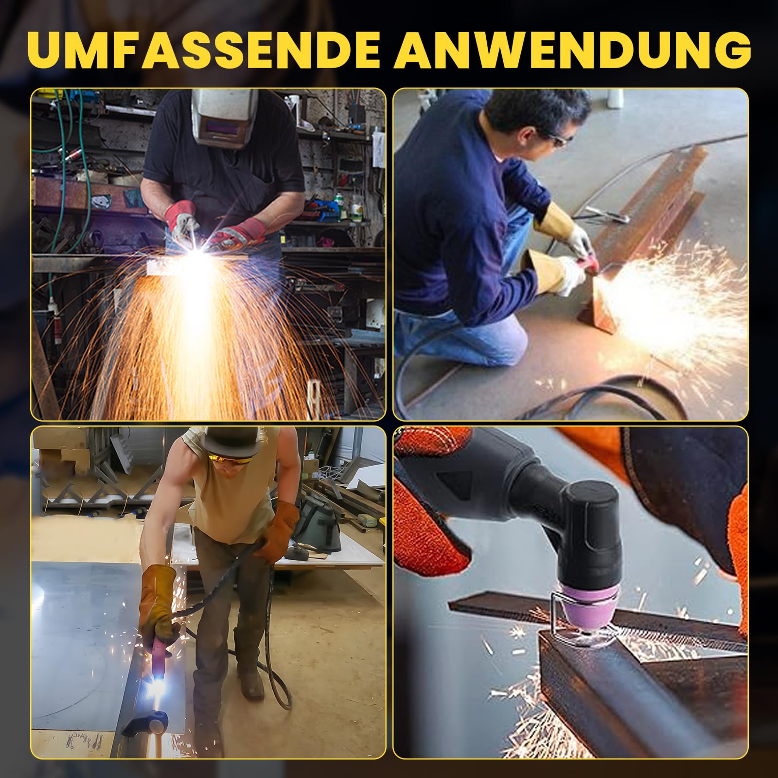 SSIMDER Plasmaschneider 50a Mit Non-Touch Pilot Arc – Leicht Und Tragbar, Sauberer Schnitt Bis 12mm, Max. 16mm, Hf-PilotzüNdung, Digitalem Display, 2t/4t, FüR Werkstatt, Heimgebrauch Und Hobbyanwender